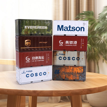 Mini Iron Storage Box - Vintage Desktop Container