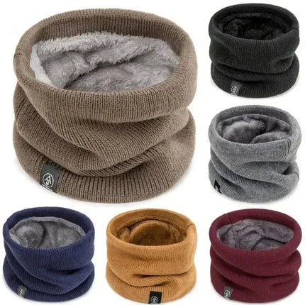 Knitted Neck Warmer - Soft Winter Sports Scarf for Skating, Running & Hiking