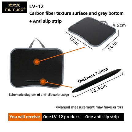 Portable Laptop Desk with Cushion - Lap Table with Mouse Pad