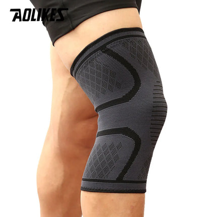 Compression Knee Sleeves - 1 or 2 Pack Elastic Support for Running, Cycling & Sports