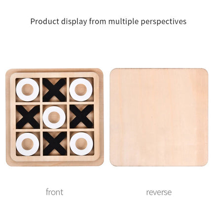 Montessori Wooden Chess Puzzle - Brain Training Educational Toy