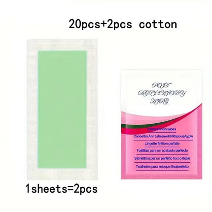 10/20/30/50 Pcs Depilatory Wax Strips For Hair Removal