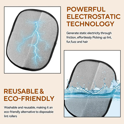 Pet Hair Removal Gloves - Reusable Double-Sided Grooming Tool for Dogs, Cats & Furniture