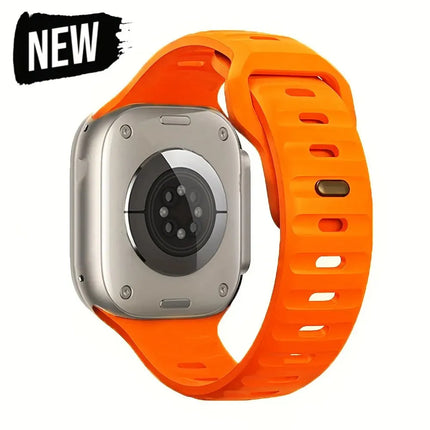 Soft Silicone Sport Strap for Apple Watch - Ultra/Series 10/9/8/7/6