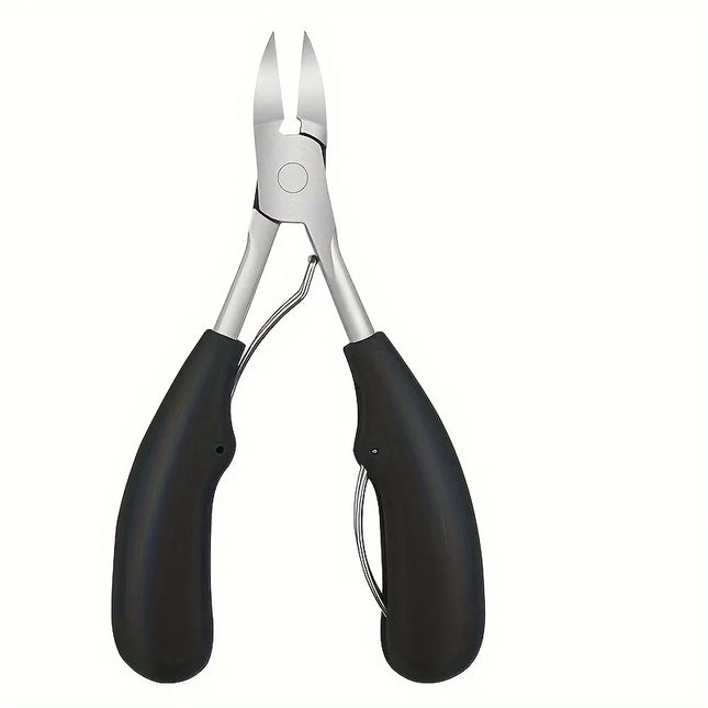 Professional Grade Concave Stainless Steel Nail Clippers for Thick Nails and Ingrown Toenails