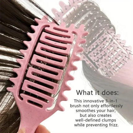 Curl Defining, Styling and Detangling Brush