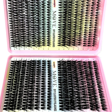 Cluster 5D Fluffy Thick Eyelash Extension Kit 640-pcs