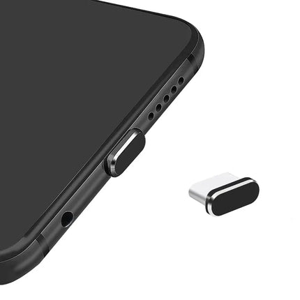 USB-C Port Dust Plugs with Cleaning Brush - 4 Pack