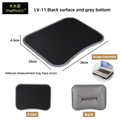 Portable Laptop Desk with Cushion - Lap Table with Mouse Pad