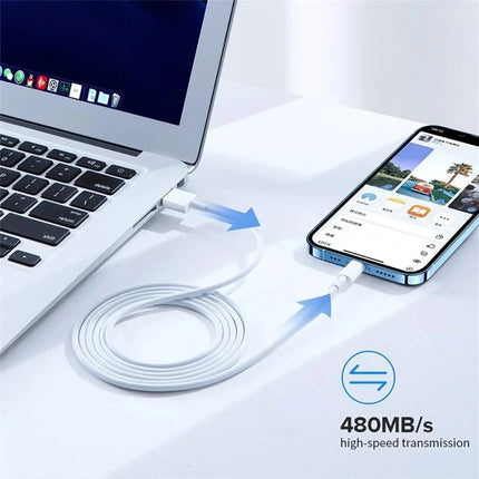 Fast Charging USB Cable for iPhone - 1m/2m/3m Lightning Cord
