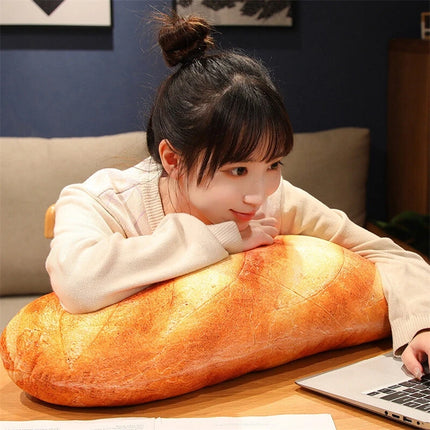 French Bread Pillow Plush - Novelty Food Stuffed Toy
