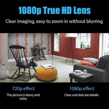 1080P HD Mini WiFi Camera - Wireless Night Vision Home Security