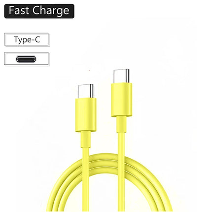 USB-C to USB-C Fast Charging Cable - 60W Power Delivery