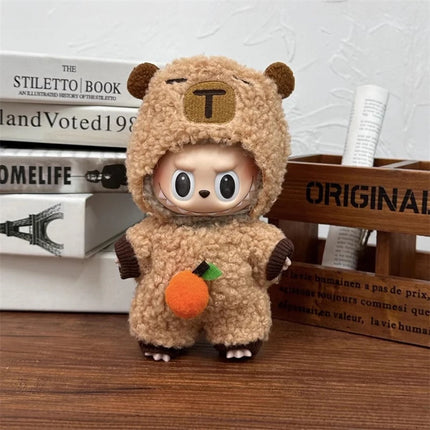 Labubu Doll Hoodie & Pants Set - 15-17cm Fashion Outfit V1/V2