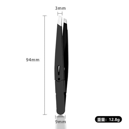 Expert Eyebrow Hair Removal Tweezer, High Precision Slant Tip Stainless Steel Tweezers for Men and Women
