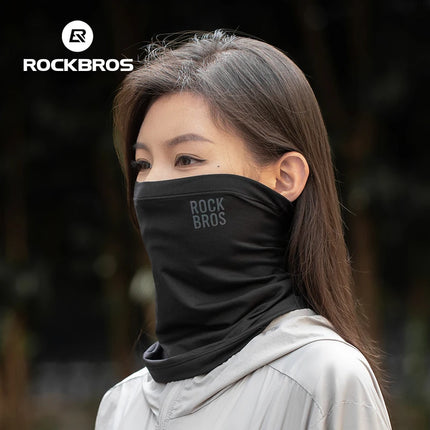 ROCKBROS Winter Cycling Face Mask - Fleece Windproof Balaclava for Skiing & Outdoor Sports