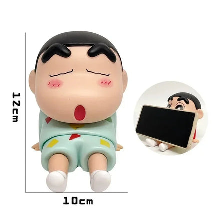 Crayon Shin-Chan Phone Holder - Kawaii Desktop Figure Stand