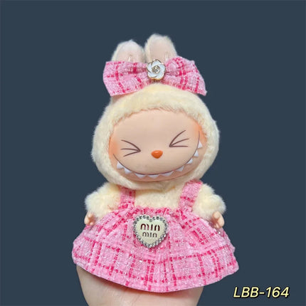 Labubu Doll Skirt Set - 17cm Adorable DIY Clothing Accessories