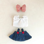 lattice bow-jeans-T / no doll