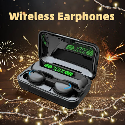 TWS F9 Wireless Bluetooth Earbuds - HiFi Stereo Sports Headset with Mic