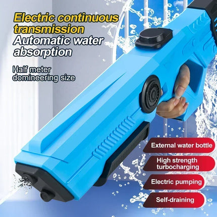 Electric Automatic Water Gun - Rechargeable Summer Blaster Toy