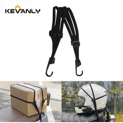 Motorcycle Luggage Strap - Heavy-Duty Helmet Rope & Bag Buckle for Bike & Car