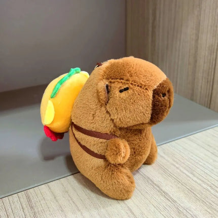 Capybara Plush Toy with Wings Hoodie - 12cm Kawaii Stuffed Animal
