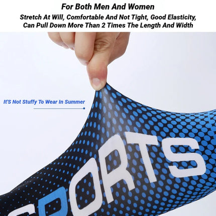 Ice Silk Sun Protection Arm Sleeves - 2 Pack UV Cooling Sleeves for Cycling & Outdoor Sports