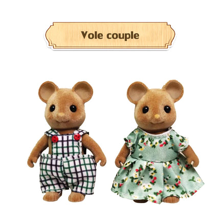 1:12 Dollhouse Miniature Furniture Set - DIY Forest Family Toy