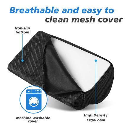 Memory Foam Footrest for Leg Elevation for Gaming & Home Office