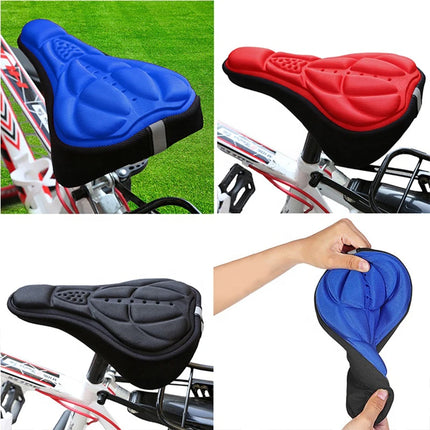 MTB Bicycle 3D Saddle Cover - Breathable Foam Cushion for Comfortable Cycling