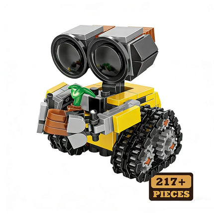 Space Mini Robot MOC Building Bricks Toys 217Pcs Tracked Bot Model Classic Movie Sci-Fi Blocks Dolls Kids and Adult Gifts