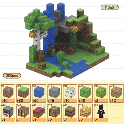 Magnetic Building Blocks - Mine World STEM Construction Set