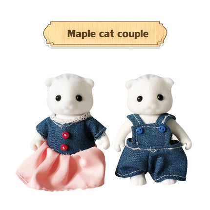 1:12 Dollhouse Miniature Furniture Set - DIY Forest Family Toy