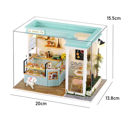 DIY Miniature Dollhouse Kit - 3D Puzzle Assembly with Furniture