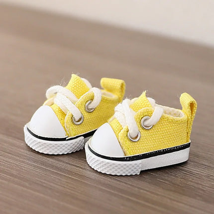 Labubu Doll Canvas Shoes - 17cm Doll Footwear Accessories