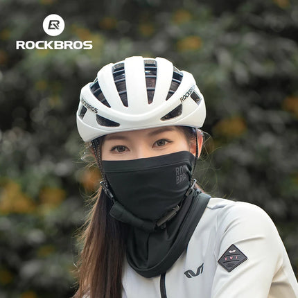 ROCKBROS Winter Cycling Face Mask - Fleece Windproof Balaclava for Skiing & Outdoor Sports