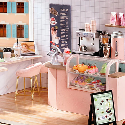 DIY Miniature Dollhouse Kit - 3D Puzzle Assembly with Furniture