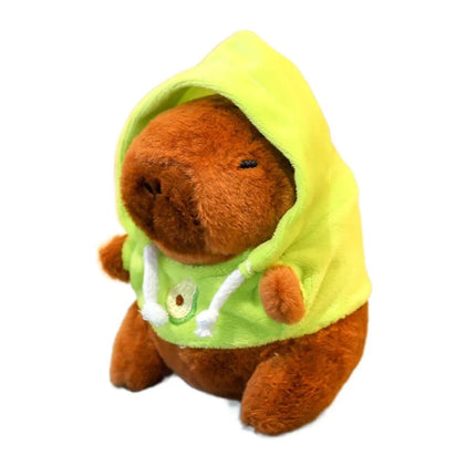 Capybara Plush Toy with Wings Hoodie - 12cm Kawaii Stuffed Animal