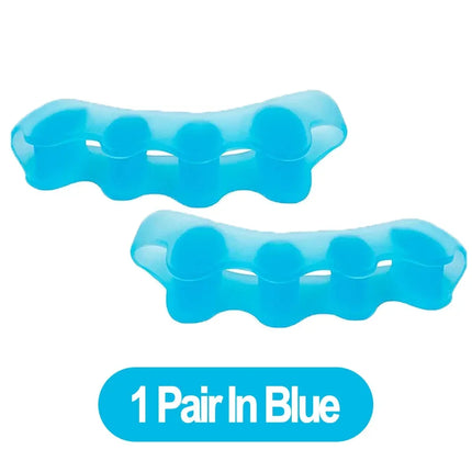 Silicone Toe Separators Correcting Bunions and Restoring Toes Toe Spreaders Toe Straightener for Overlapping Toes Foot Care Tool