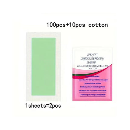 10/20/30/50 Pcs Depilatory Wax Strips For Hair Removal