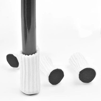 Knitted Chair Leg Socks 16PCS - Floor Protectors & Noise Reducers
