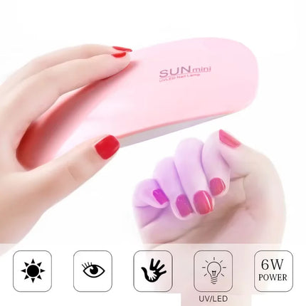 Portable Mini UV LED Nail Curing Lamp