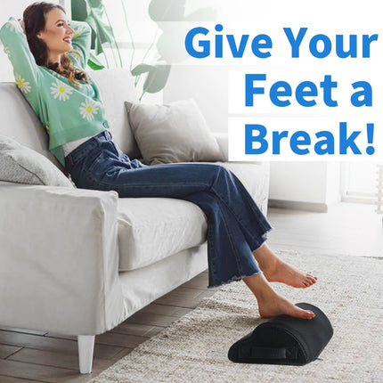 Memory Foam Footrest for Leg Elevation for Gaming & Home Office
