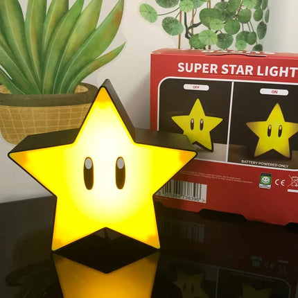Super Star LED Night Light with Music - USB Rechargeable Desk Lamp