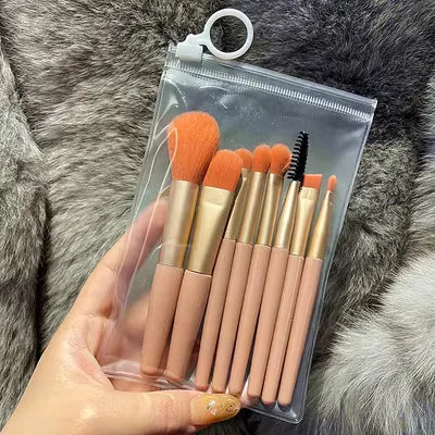 Soft 13-pc Purple Flower Makeup Brush Set
