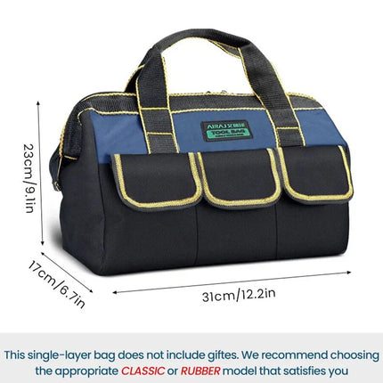 Multifunctional Tool Bag Large Capacity Oxford Canvas Waterproof Bag Thicken Wear-Resistant Tool Repair Storage Electrician Bag