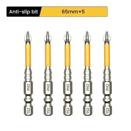 PH2 Magnetic Screwdriver Bits Set - Non-Slip Hardness Drill Bits 25-150mm