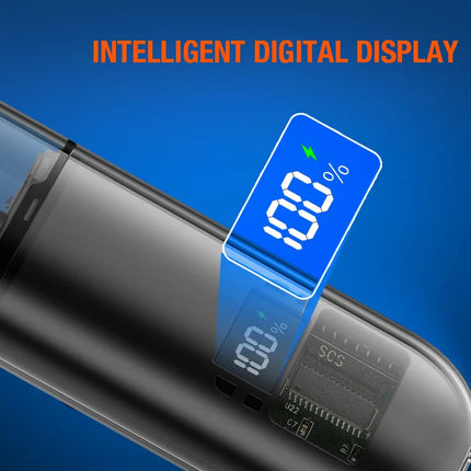 Portable Mini LED Display Nasal Hair Trimmer with Type-C Charging