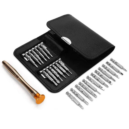 25-in-1 Precision Screwdriver Set - Electronic Repair Kit for iPhone Camera Watch